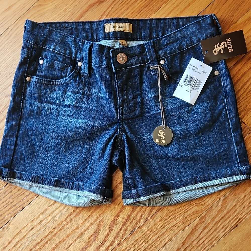 STS Blue Dark Wash Jean Shorts